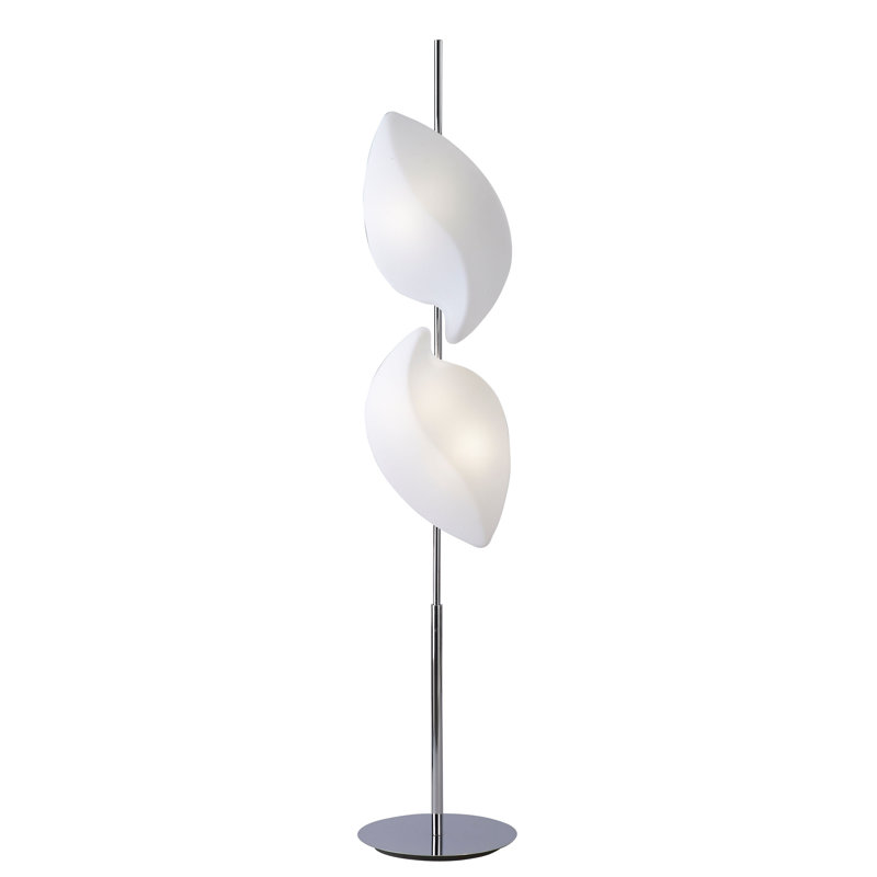 Dockrey 171.6cm Novelty Floor Lamp, Polished Chrome
