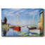 Bateaux de plaisance à Argenteuil par Monet-Gallery, toile tendue-1683433614