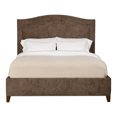 Caroline/Casey Queen Upholstered Low Profile Panel Bed