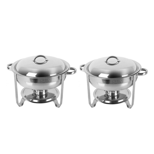 Chafing Dish Buffet Set,9QT Stainless Steel Food Warmer with Temperature  Control and Transparent Lid,for Parties, Wedding, Banquet, Events,Catering  and Food Servers 1/1 Serving Plate x1