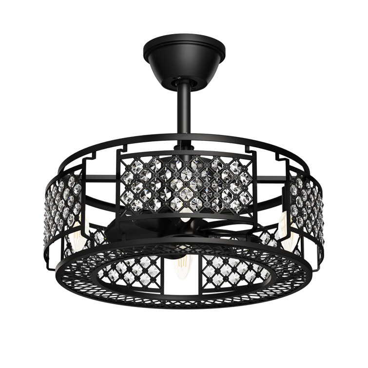 Juanette Ceiling Fan with LED Lights