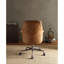 Chaise de bureau Hamilton en cuir fleur-1624627881