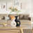 Black And White Vase Heart-Shaped Ceramic Vase