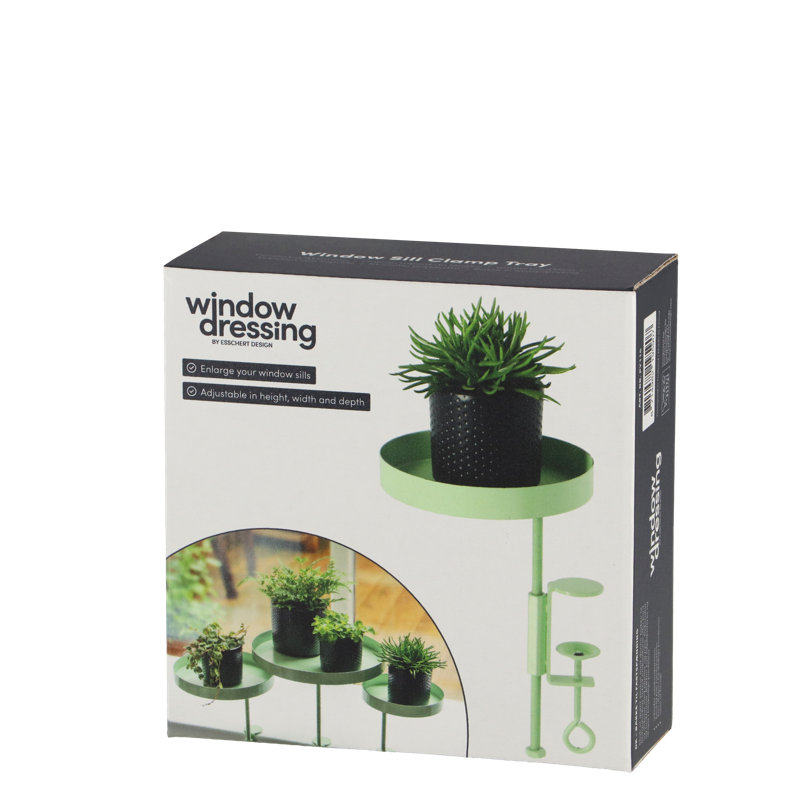 Windowsill Clamp, 20.9cm H x 14cm W x 14cm D, Green