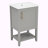 Shokraji 20 " W Freestanding Standard Free Standing 1 Single Vanity Bathroom Vanity With Ceramic Top-505202856