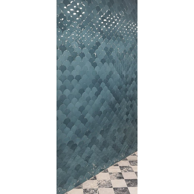 5" x 5" Ceramic Wall Tile, Surf