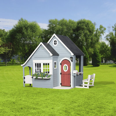 Backyard Discovery 170.2 cm W x 279.4 cm D Outdoor Playhouse with Kitchen