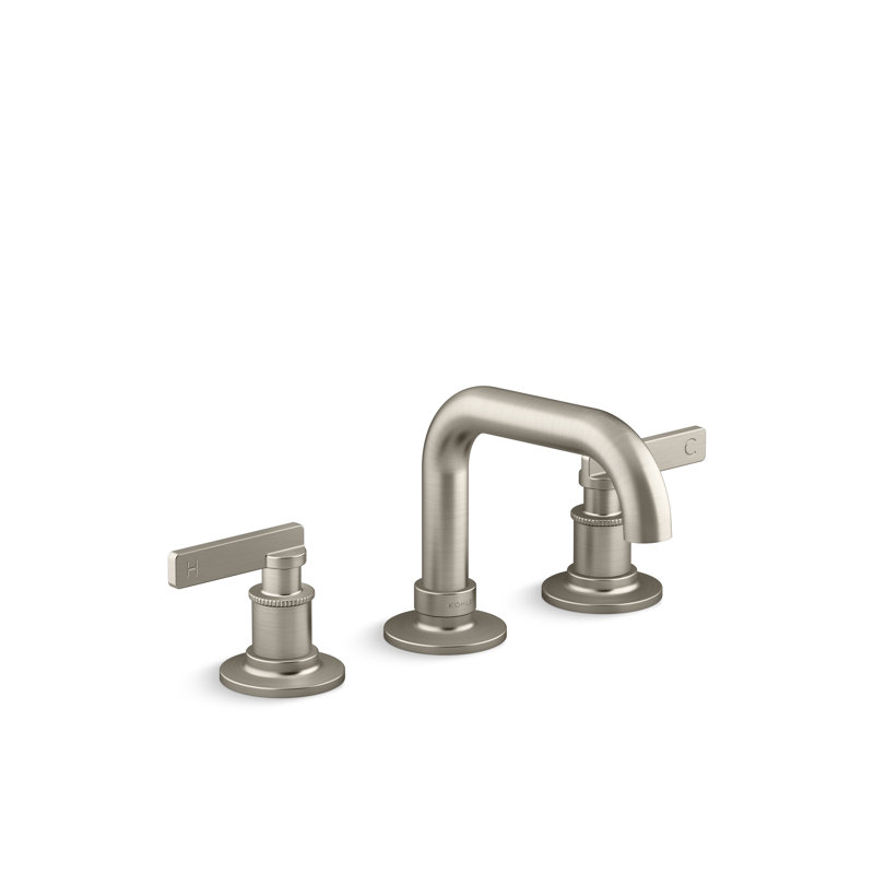 Castia by Studio McGee Widespread Bathroom Sink Faucet 0.5 GPM, Vibrant Brushed Nickel