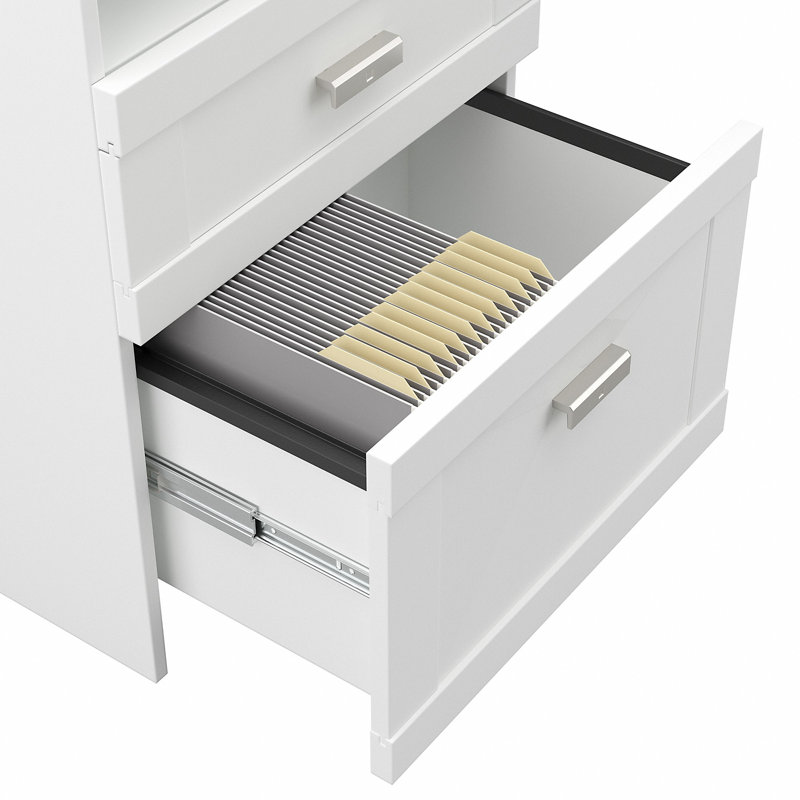 Katia L-Shaped Writing Desk, Pure White