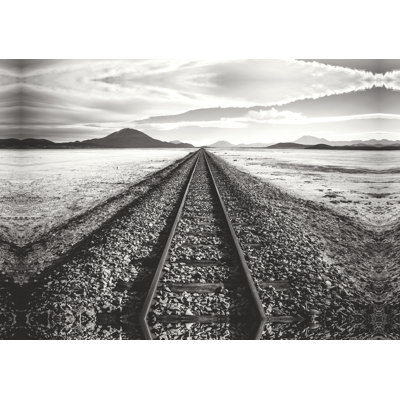 Railroad Tracks To Nowhere 2 - Wrapped Canvas Print