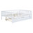 Full Size Wood Daybed With Trundle And Fence Guardrails, White-1887820088-1887820089