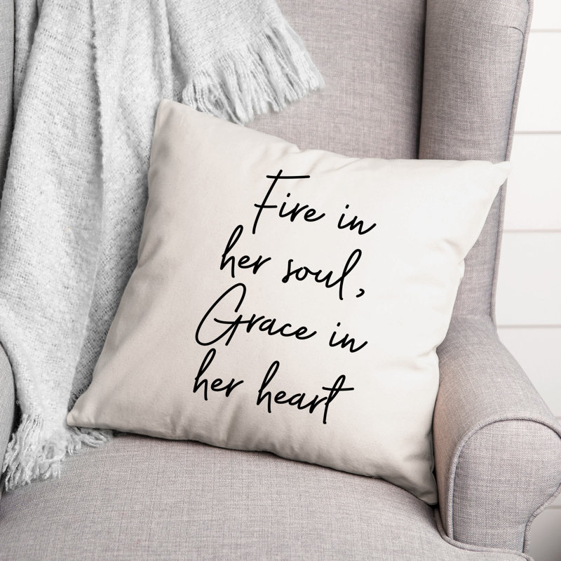 Coussin noir et blanc