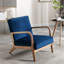 Chaise rembourrée en microfibre de style rétro-2021737077