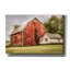 Toile épique Graffiti «Old Red Barn» par Ashley Bradley, 60 po x 40 po