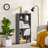 Melgarejo Gray Cubby Bookshelf, 42-Inch Modern 5-Tier Tall Geometric Bookcase, Freestanding Storage Organizer with Multiple Open Shelves, Floor Standing Small Space Display Storage Cabinet for Living Room, Bedroom, or Home Office-1710950175