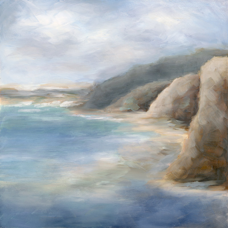Water Chill by Danusia Keusder - Wrapped Canvas Painting, 122cm H x 122cm W