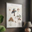 Tableau de champignon, reproduction encadrée - bois massif-67061509