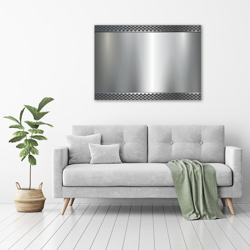 Metal Background - Wrapped Canvas Print