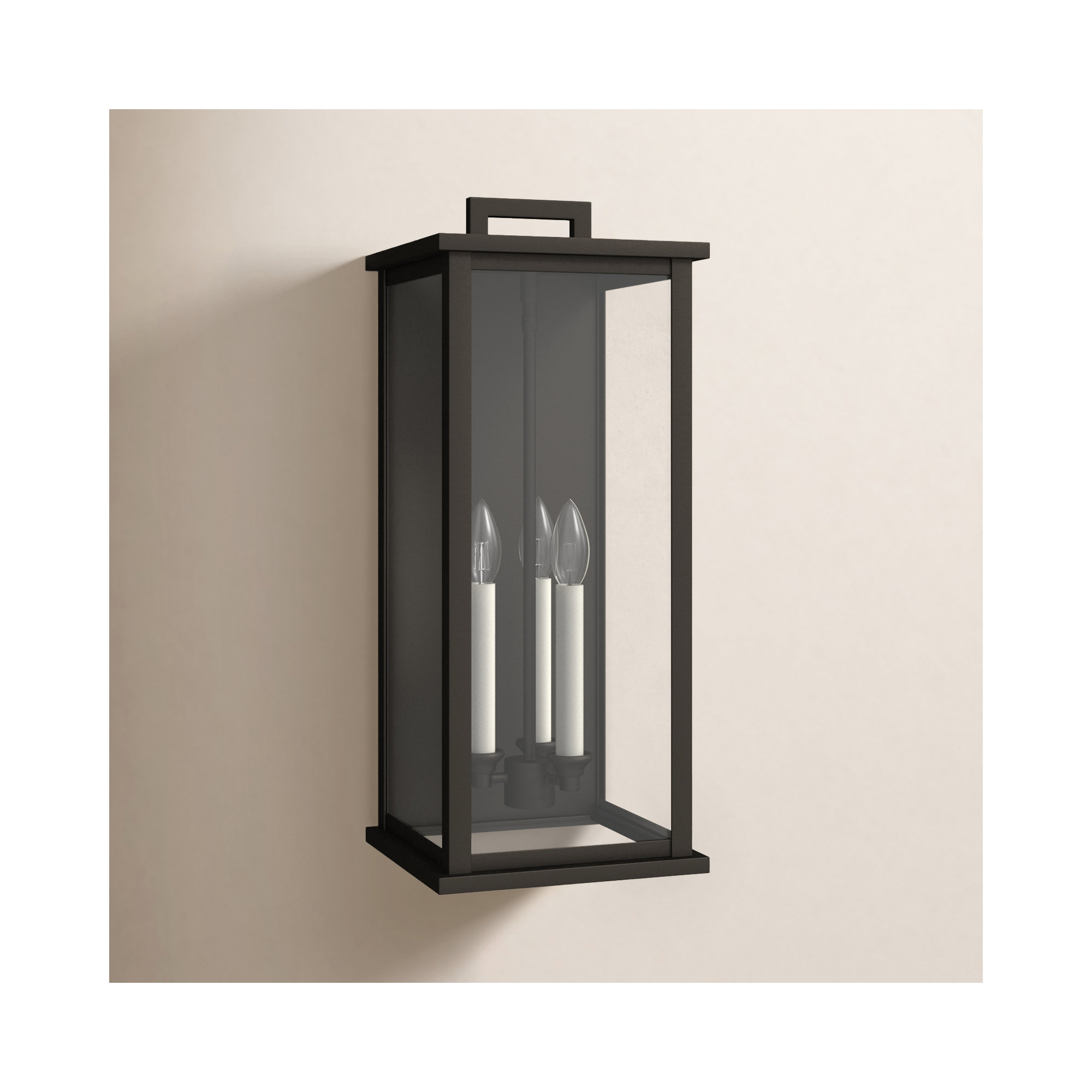 3 Light Outdoor Aluminum Wall Light