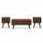3 Pieces: Coffee Table, 2 End Tables