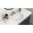 Ruvati Undermount Bathroom Vanity Sink White Oval Porcelain Ceramic with Overflow - -101342109