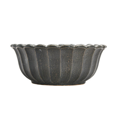 Red Barrel Studio® Fluted Ceramics Fruit Bowl