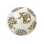 Boule en céramique à motif floral brun et blanc (paquet de 3)