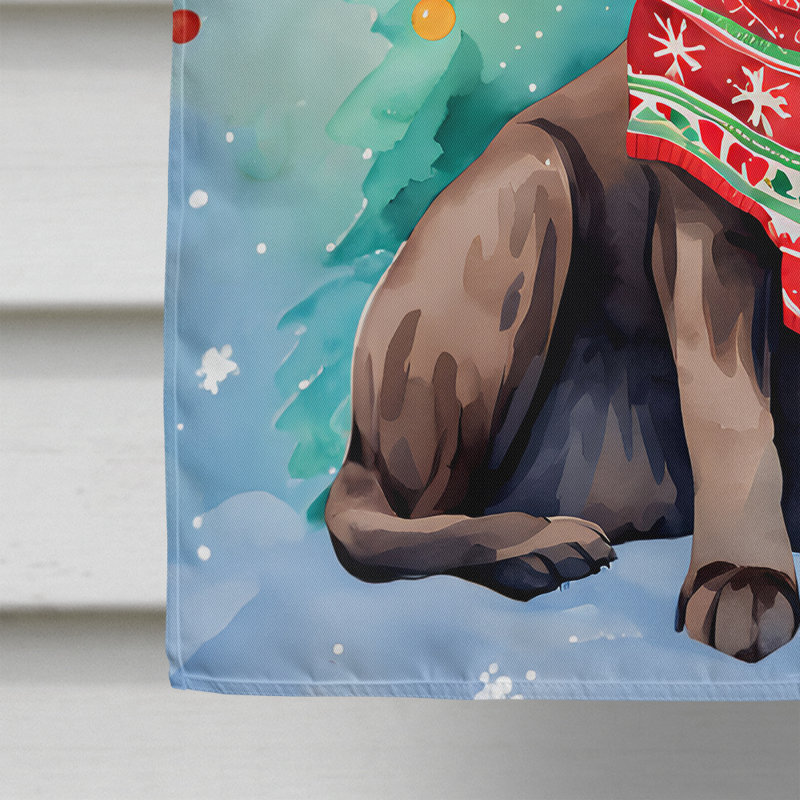 Double Sided Polyester Christmas, 40'' H x 28'' W