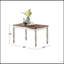 Table de salle à manger de style transitionnel avec 2 rallonges, base blanc antique, plateau en chêne pour une utilisation polyvalente à la maison-1033755119-1033755118