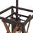 1 - Light Open Cage Farmhouse Square Pendant Light