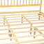 Lit de style traditionnel avec tête et pied de lit, lit en bois de pin avec cadre de lit renforcé-1705860981