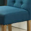 Ensemble de salle à manger 7 pièces à pieds tournés Amonia avec 6 chaises capitonnées Amonia-1145852359-1145852352
