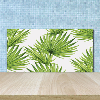 50cm W x 100cm L Glass Peel and Stick Panel