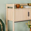 Jorah Reeded Desk with Hutch and Drawers Plus Tech Management-1430009389