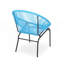 Chaise moderne en corde tissée