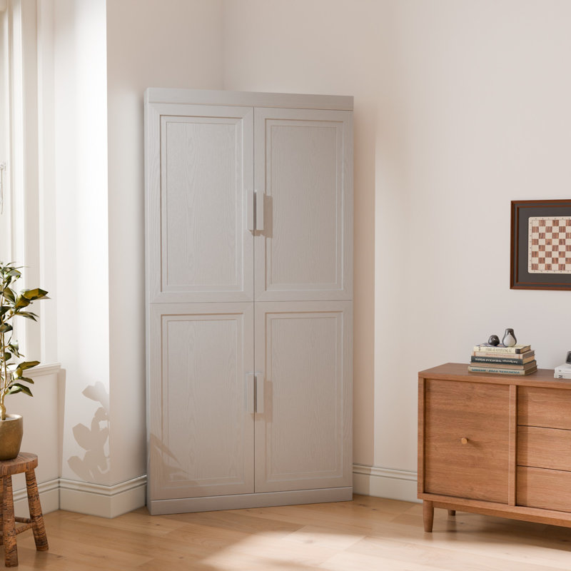 Armoire de coin de cuisine Reno, Blanc