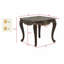 Table de bout en faux marbre Traditional