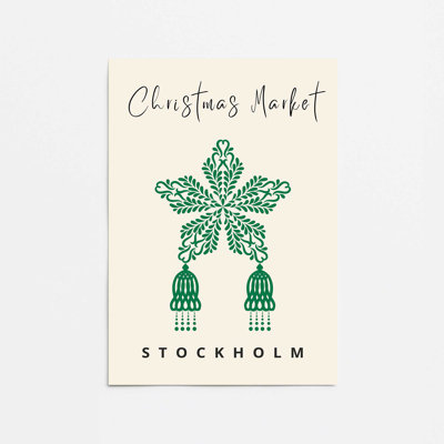 Affiche de marché de Noël I, impression