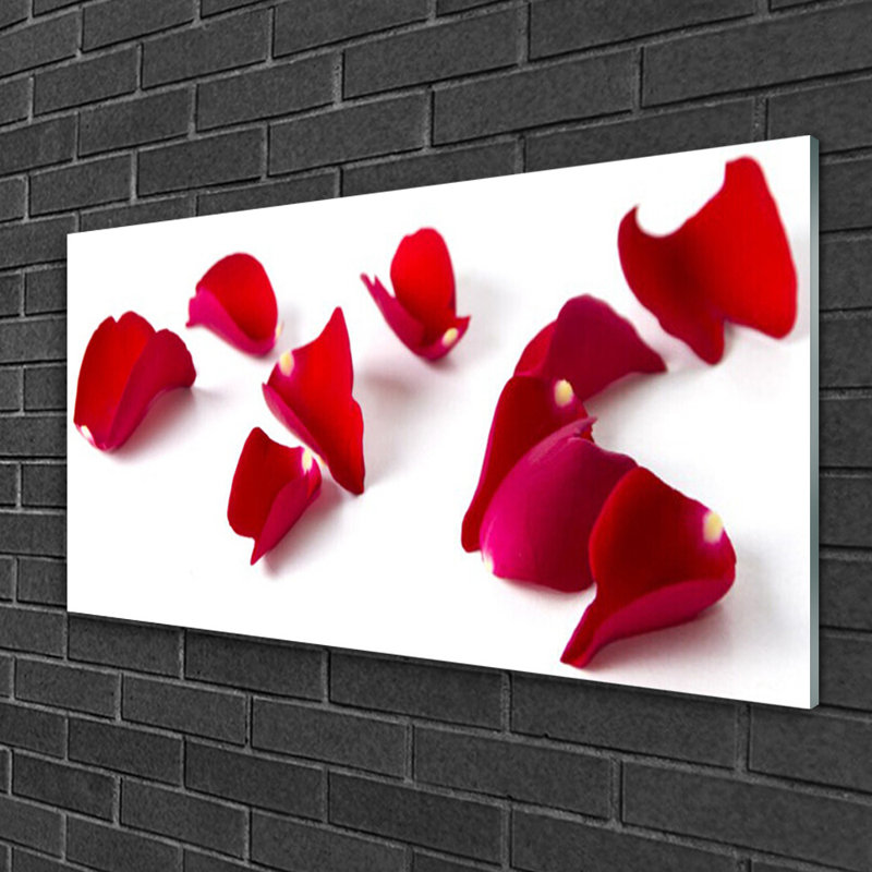 Petals - No Frame Print on Glass