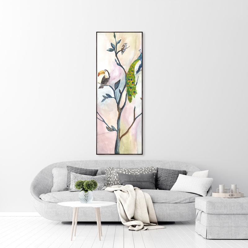 Morning Meeting III Print by Bella Lane, 66.5" H x 25.5" W x 1.5" D, Image Gel Brush