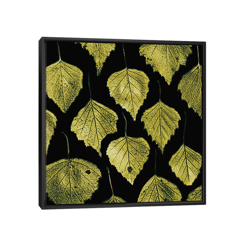 «Green Leaves» par PhotoINC Studio - Impression sur toile tendue sur châssis, H 18 po x l 18 po x P 1,5 po
