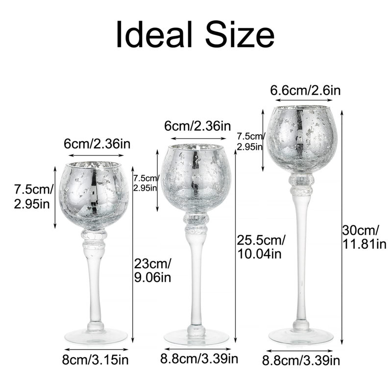 Glass Candlestick