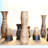 Sharan Wood Floor Vase