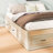  Platform Bed with 6 Storage Drawers - Modern Low-Profile Design & 350 lbs Capacity-265529897-265529898