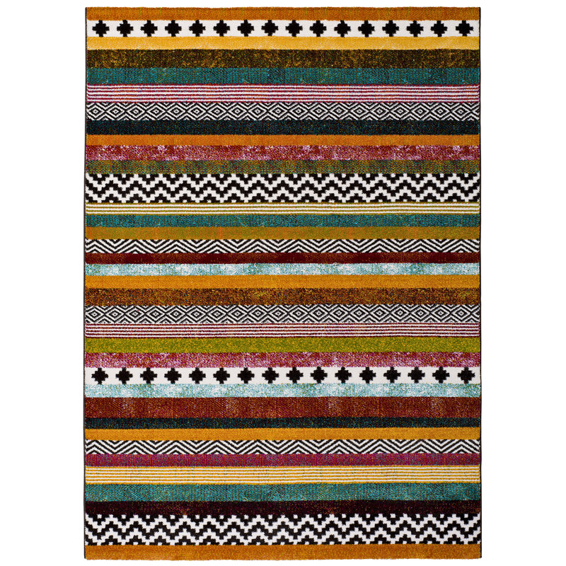 Brockhausen Rectangle Striped Indoor / Outdoor Area Rug, Rectangle 120cm x 170cm