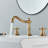 Antique Brass Bathroom Sink Facuet 3Holes 8in Widespread Basin Vanity Mixer Tap-119478034