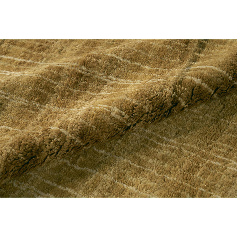 New Textures Collection Handmade Wool Area Rug, Rectangle 10' x 14'