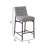 Matao White Fabric Counter Height Chair-93506488
