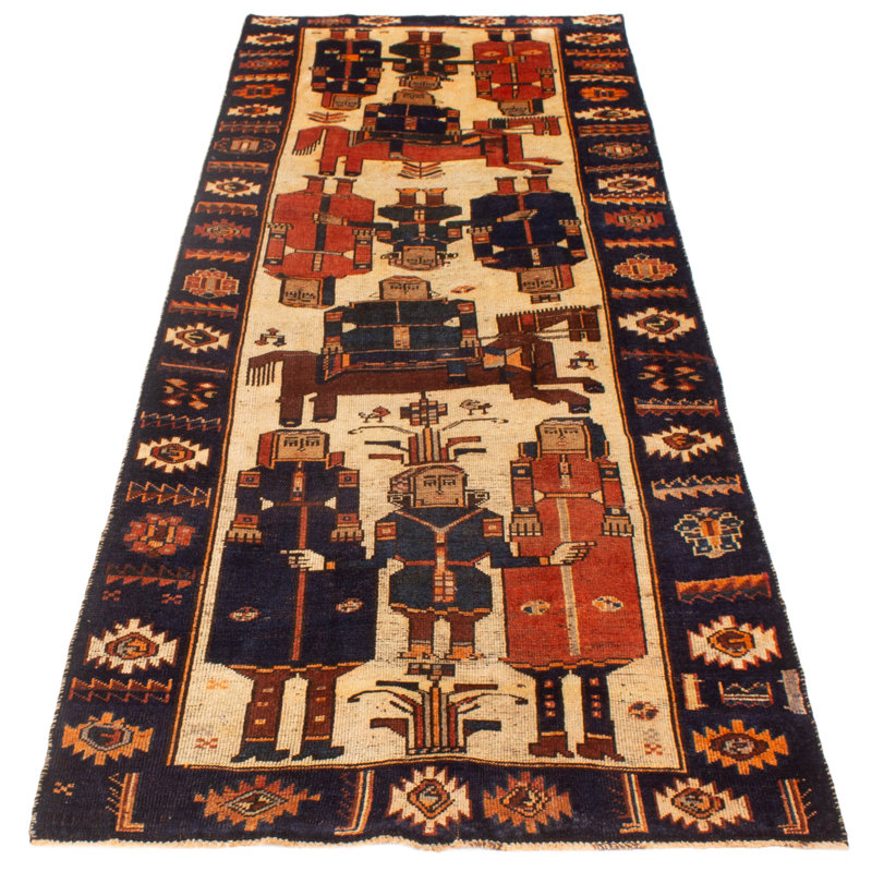 Tapis de couloir unique 4 pi 3 po x 11 pi 3 po Aylyn
