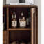 Armoire d'appoint arrondie